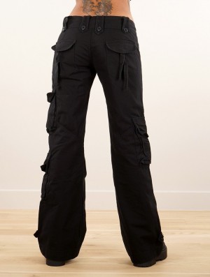 Black Women Toonzshop Molecule Cargo Pants 45062 Pants | QNOIZUB-03