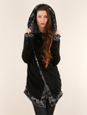 Black Women Toonzshop Namkha Heimaey Cardigan Cardigan | DFZTWGH-58