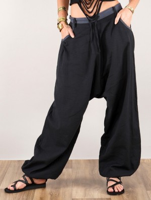 Black Women Toonzshop Niharika Gender Neutral Sarouel Pants Pants | JHIWTZC-37