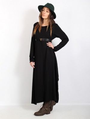 Black Women Toonzshop Wasilah Long Sweater Dress Dress | PJOHVUT-24