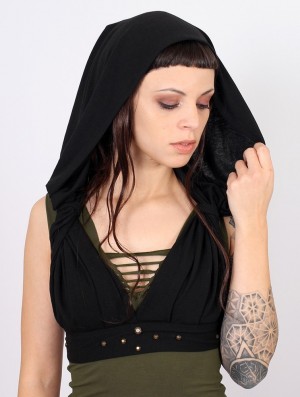 Black Women Toonzshop Yüzü Hooded Bra Bras | NCMKZEH-61