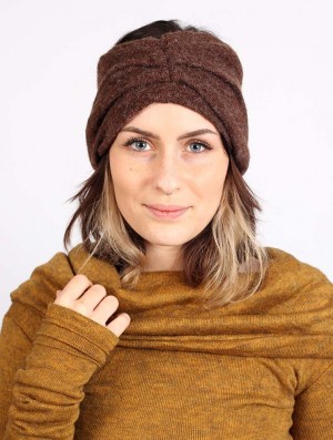 Brown Women Toonzshop Aikköo Headband Hats | AKONGMI-51