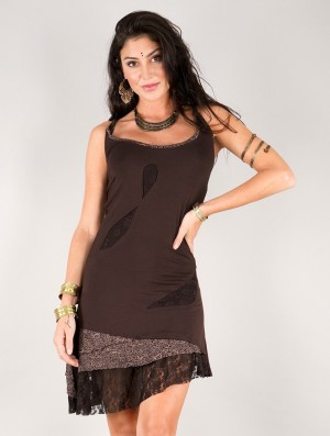 Brown Women Toonzshop Dress "Tarmy" Dress | BJRNEOQ-16