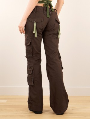 Brown Women Toonzshop Molecule Cargo Pants 45062 Pants | UJRPTNG-20