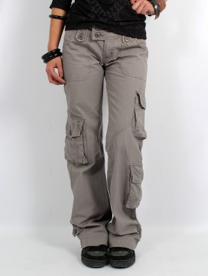 Grey Women Toonzshop Molecule Cargo Pants 45062 Pants | RGCYBZN-90