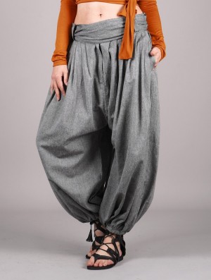 Grey Women Toonzshop Nayma Harem Pants Pants | IKXVJUW-17