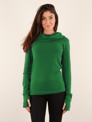 Kelly green Women Toonzshop Hatlami Light And Soft Hoodie Hoodie | TCZYSGD-93