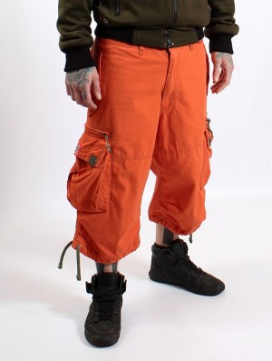 Orange Men Toonzshop 3/4 Molecule Cargo Pants 45056 Pants | NFISELQ-63