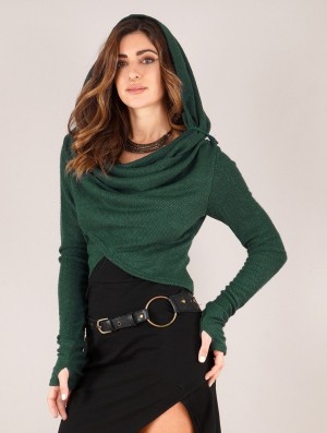 Peacock teal Women Toonzshop Nadjäa Short Pullover Pullover | GCZMVOA-53