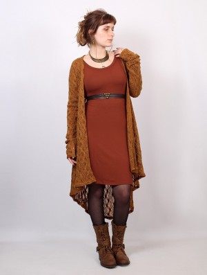 Rusty Women Toonzshop Kalyäa Crochet Cardigan Cardigan | VPBGNOQ-39