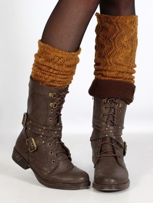 Rusty Women Toonzshop Naïlo Crochet Legwarmer Legwarmer | SEJCFPZ-91