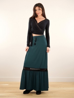 Teal Women Toonzshop Nimue Long Skirt Skirt | FTDANPG-53