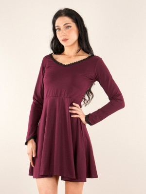 Wine Women Toonzshop Bohemian Dress "Proserpine" Dress | RFUVALK-32