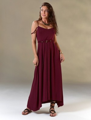 Wine Women Toonzshop Massaläa Long Dress Dress | GSKXOJH-41