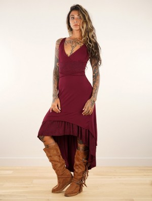 Wine Women Toonzshop Nuria Midi Dress Dress | YVQTRNO-85