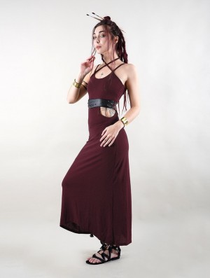 Wine Women Toonzshop Sheherazade Long Dress Dress | HTBCISK-48