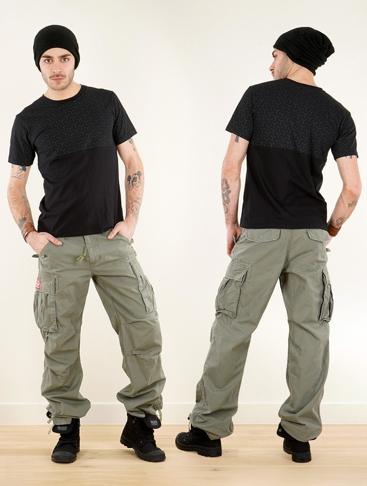 Army green Men Toonzshop Molecule Cargo Pants 45030 Pants | ZBNOGQU-63