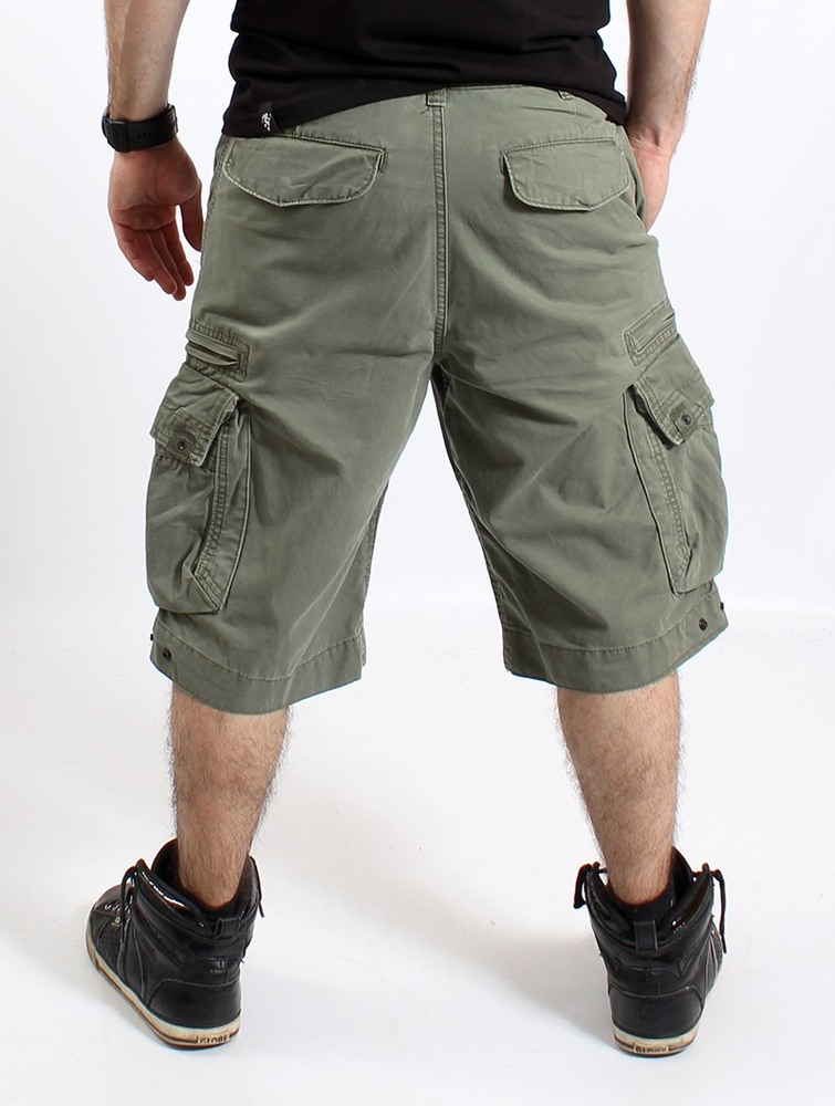 Army green Men Toonzshop Molecule Cargo Shorts 45020 Shorts | DGFHLEN-60