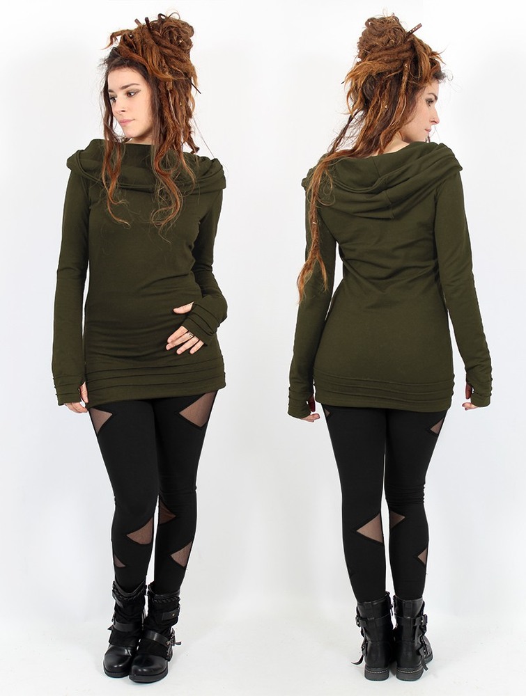 Army green Women Toonzshop Chryzalide Sweater Sweater | VJRIDBC-65