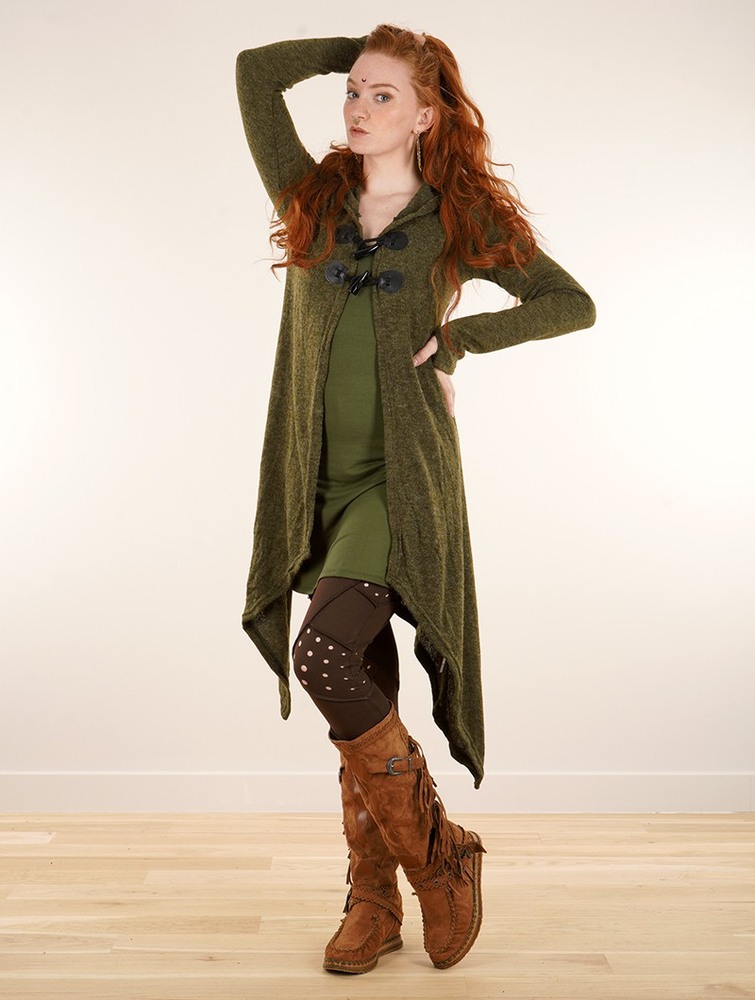 Army green Women Toonzshop Makshi Cardigan Cardigan | SJZYLCK-97