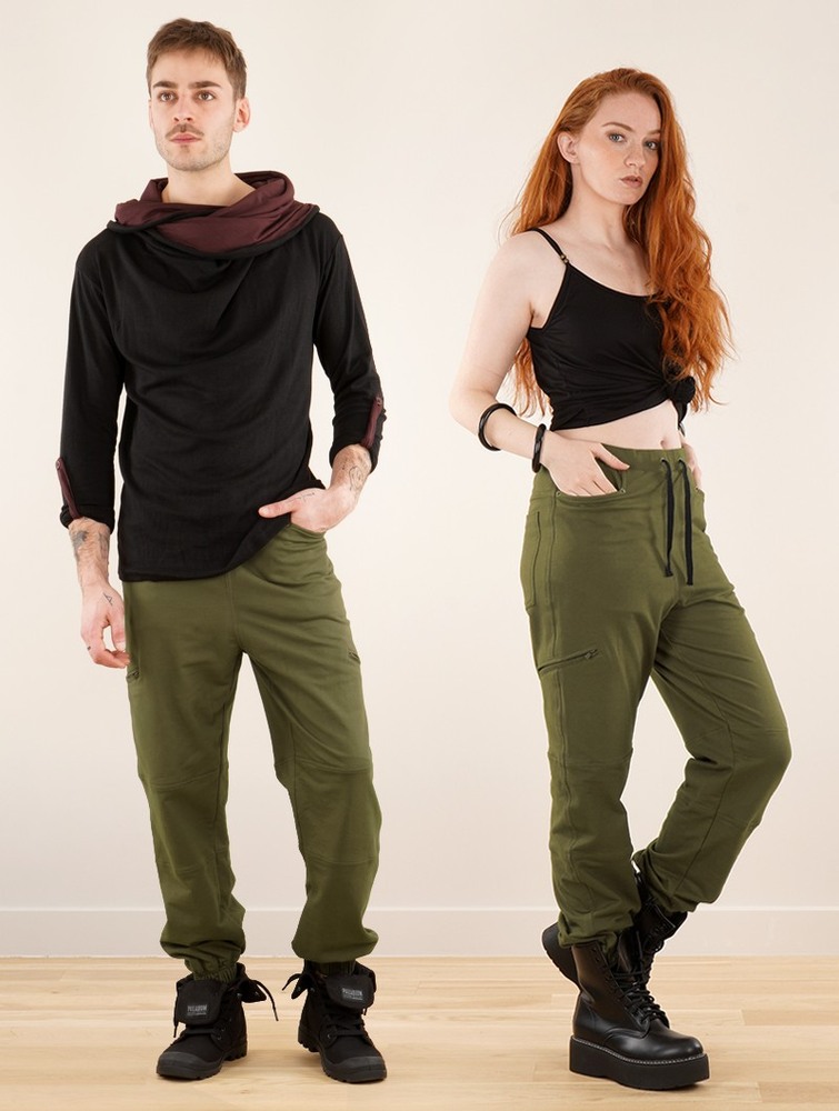 Army green Women Toonzshop Narayan Gender Neutral Joggers Joggers | WEMSIZD-19