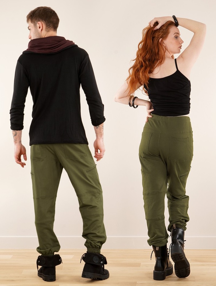 Army green Women Toonzshop Narayan Gender Neutral Joggers Joggers | WEMSIZD-19