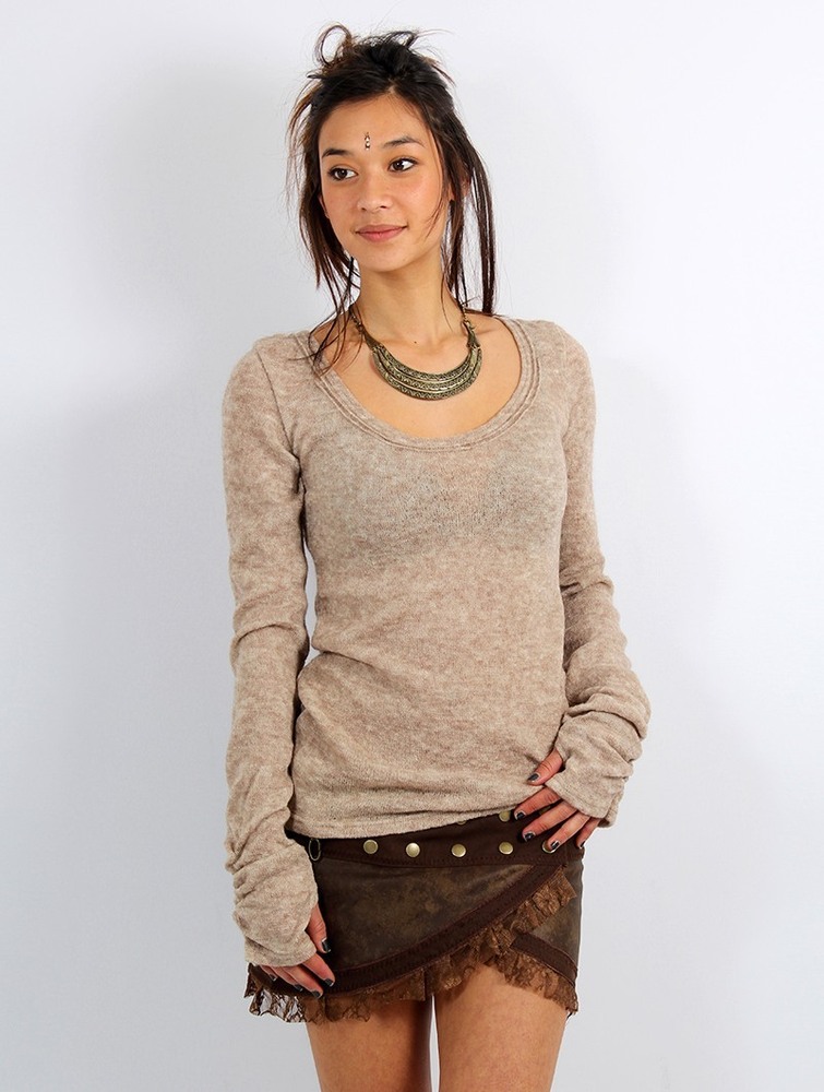 Beige Women Toonzshop Ysïs Pullover Pullover | PFZNRTB-85