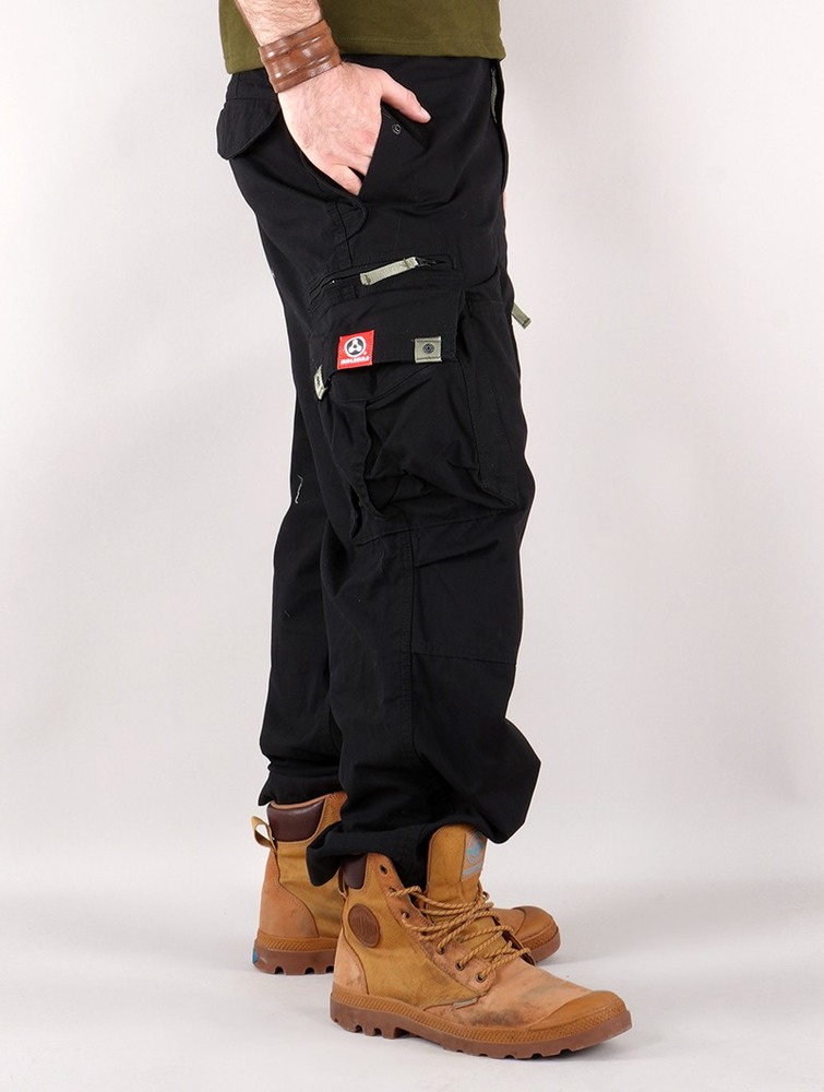 Black Men Toonzshop Molecule Cargo Pants 45019 Pants | GVMATSC-31