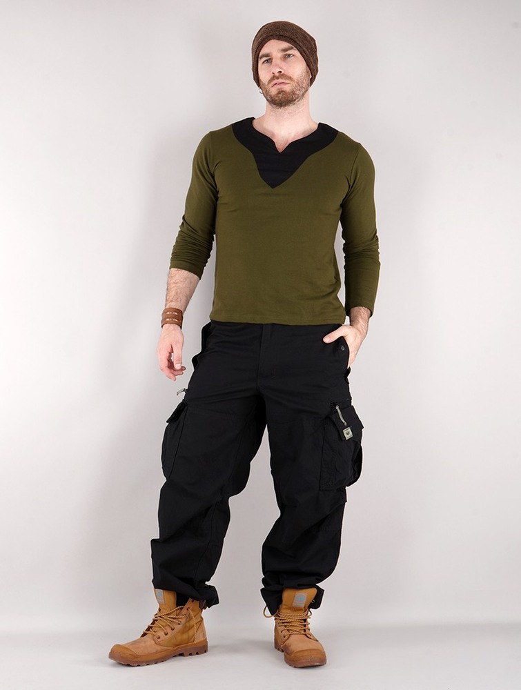 Black Men Toonzshop Molecule Cargo Pants 45019 Pants | GVMATSC-31