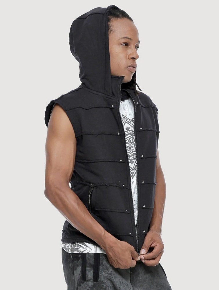 Black Men Toonzshop Moli Sleeveless Jacket Jackets | IVNJBUY-13