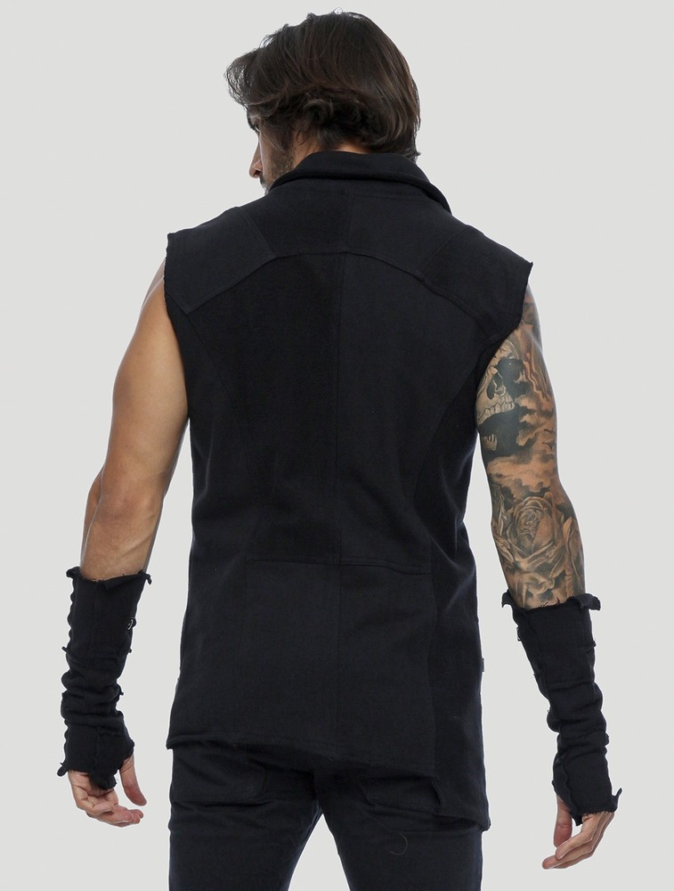 Black Men Toonzshop Off Sleeveless Vest Vest | OTXCEIM-30