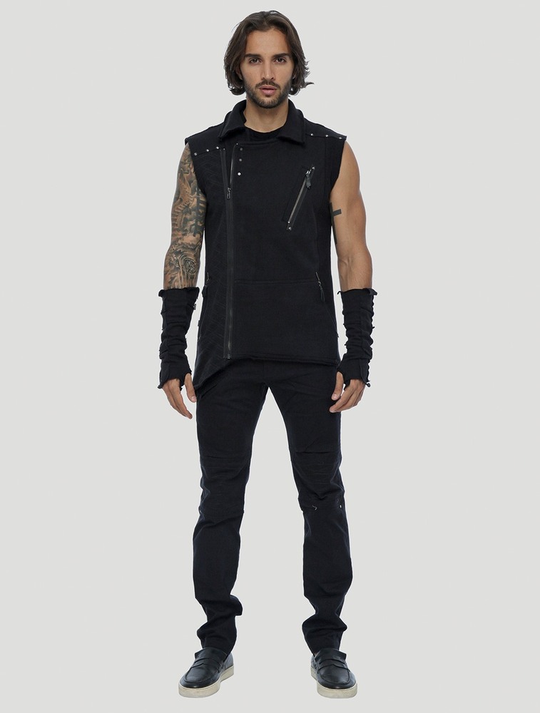 Black Men Toonzshop Off Sleeveless Vest Vest | OTXCEIM-30