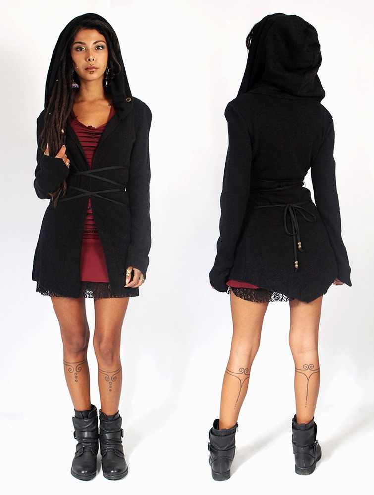 Black Women Toonzshop Akwaä Hooded Jacket Jackets | CRSMKGU-61