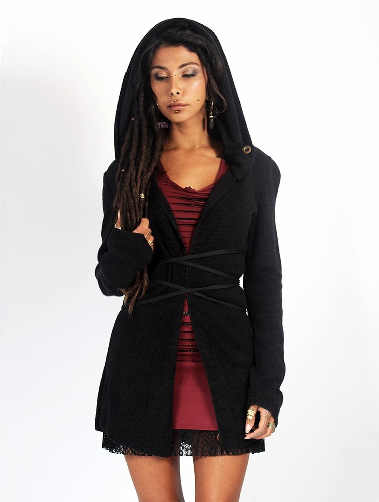 Black Women Toonzshop Akwaä Hooded Jacket Jackets | CRSMKGU-61