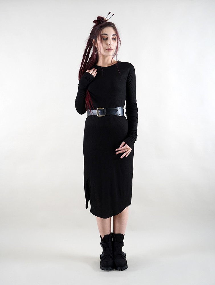 Black Women Toonzshop Elwing Midi Dress Dress | KECXOYQ-70