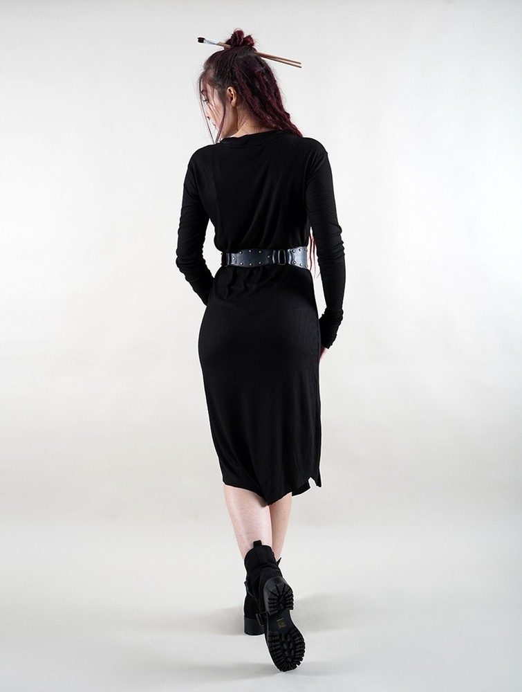 Black Women Toonzshop Elwing Midi Dress Dress | KECXOYQ-70