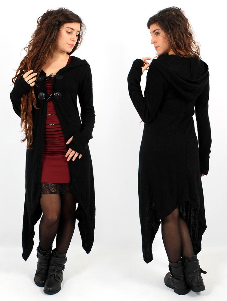 Black Women Toonzshop Makshi Cardigan Cardigan | YSOPCFL-74