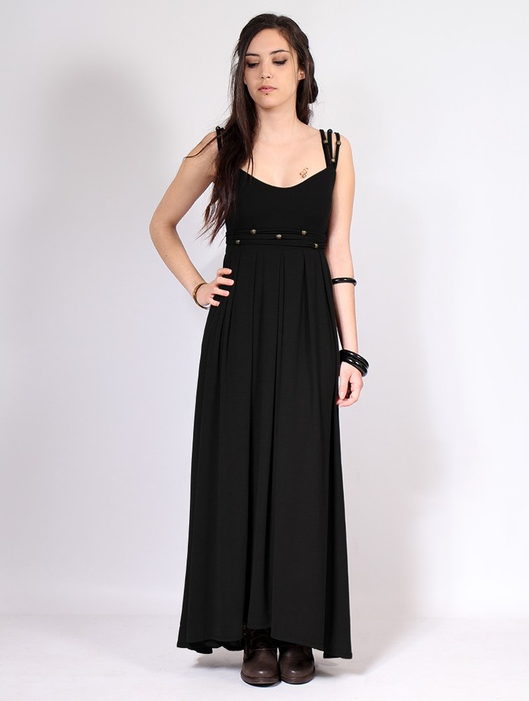 Black Women Toonzshop Massaläa Long Dress Dress | KVBPAGH-82