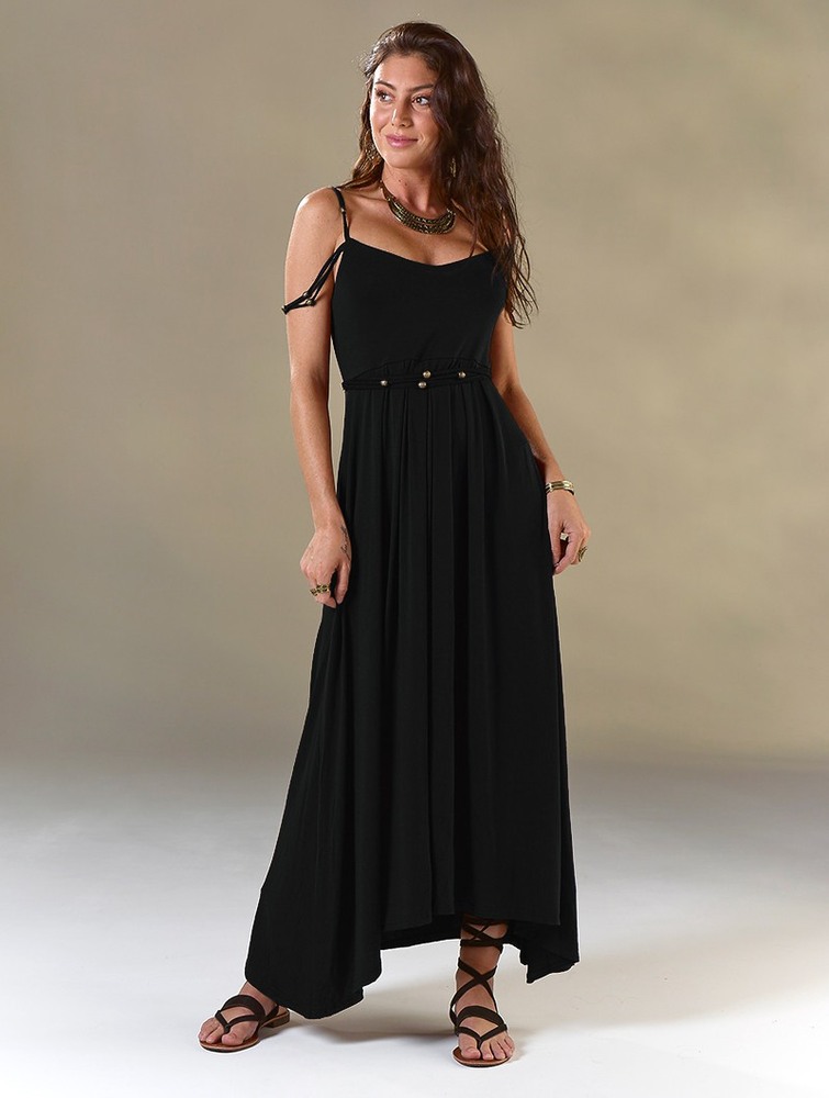 Black Women Toonzshop Massaläa Long Dress Dress | KVBPAGH-82