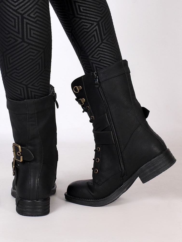 Black Women Toonzshop Menaka Boots Boots | VEDOYIF-06