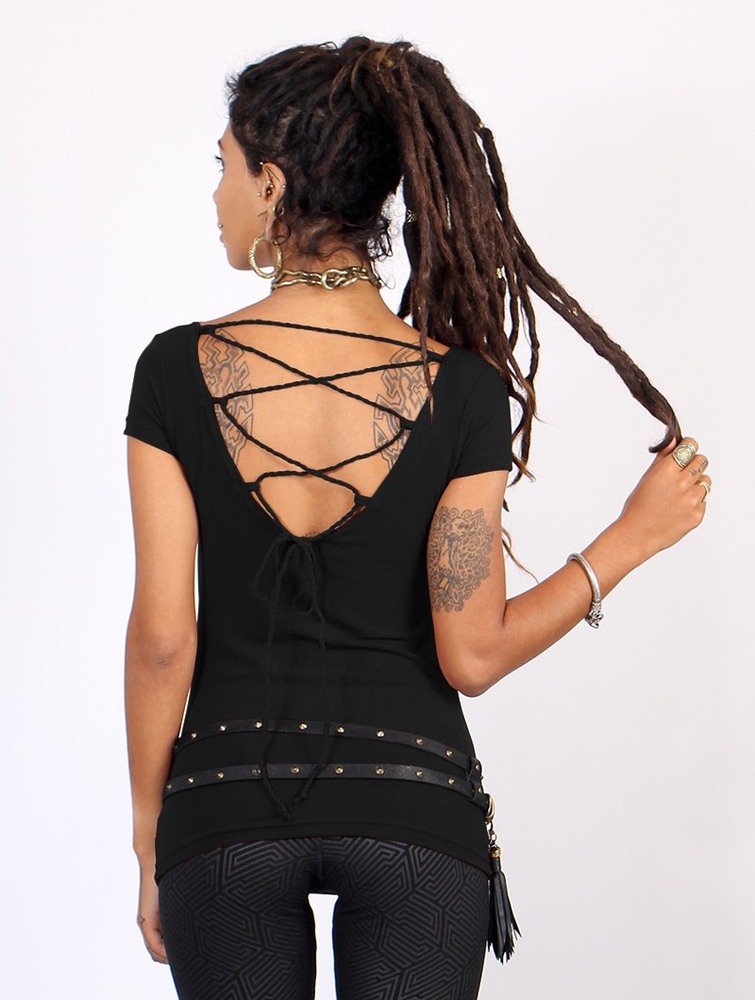 Black Women Toonzshop Näae Top Tops | JLKFUYZ-30