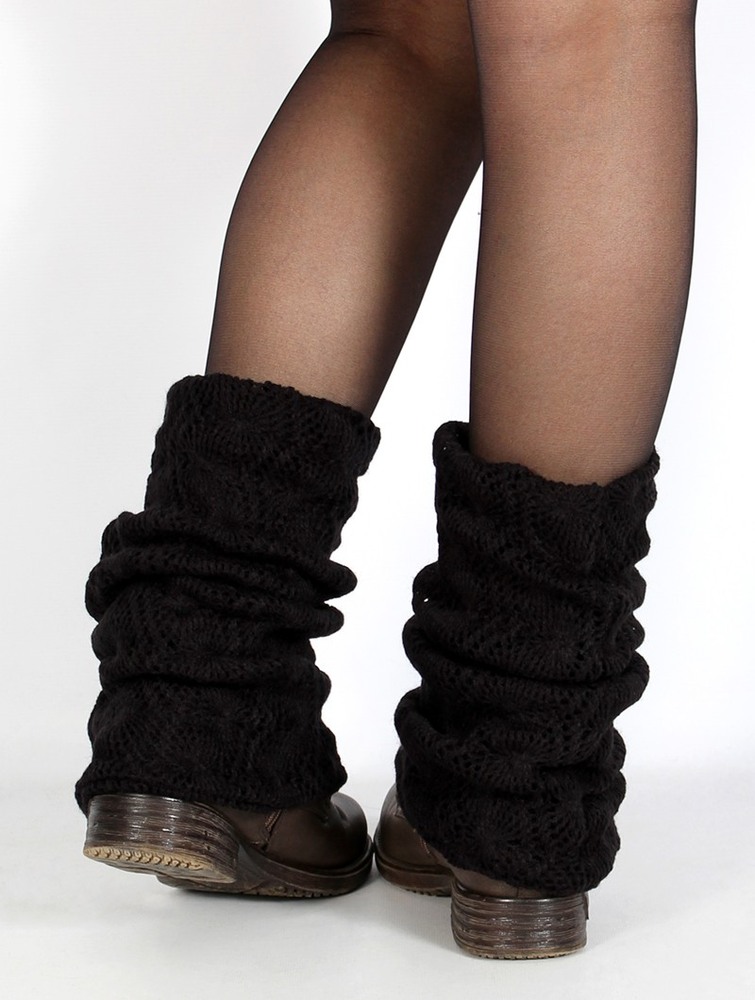 Black Women Toonzshop Naïlae Crochet Legwarmers Legwarmer | HLDGBMA-63