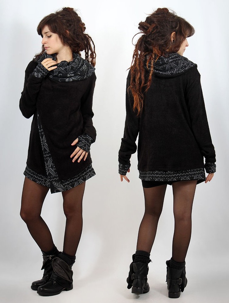 Black Women Toonzshop Namkha Heimaey Cardigan Cardigan | DFZTWGH-58