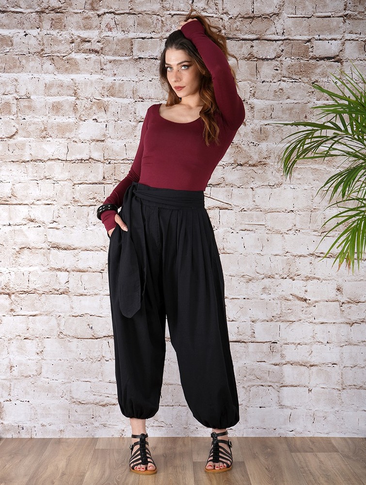 Black Women Toonzshop Nayma Harem Pants Pants | LOGUCQR-37