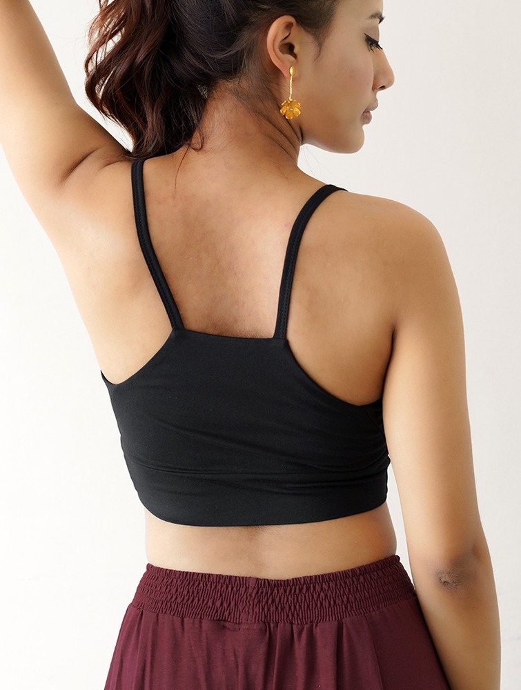 Black Women Toonzshop Sat Crop-top Bralette Bras | JDGWOHT-18