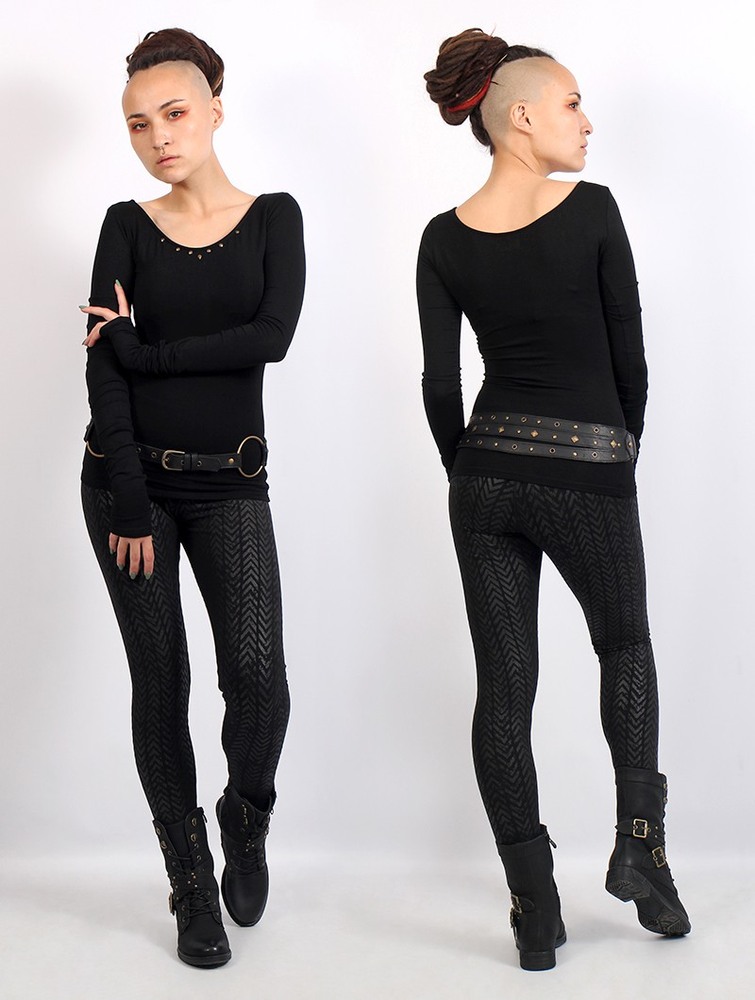 Black Women Toonzshop Tchaïka Long Sleeve Top Tops | DPHBGYS-67