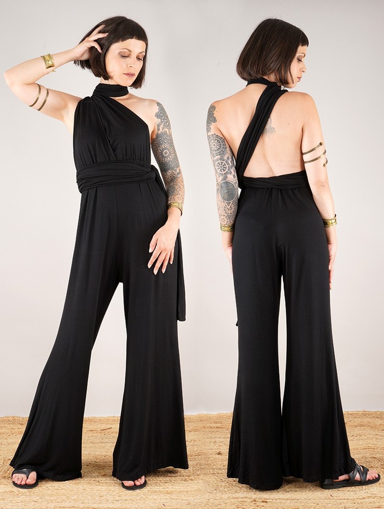 Black Women Toonzshop Wakiza Infinity Jumpsuit Jumpsuit | NQVPFBX-87