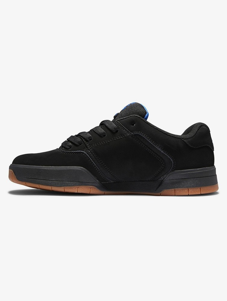 Black nubuck leather Women Toonzshop Dc Shoes Central DC Shoes | FZKVOQP-57