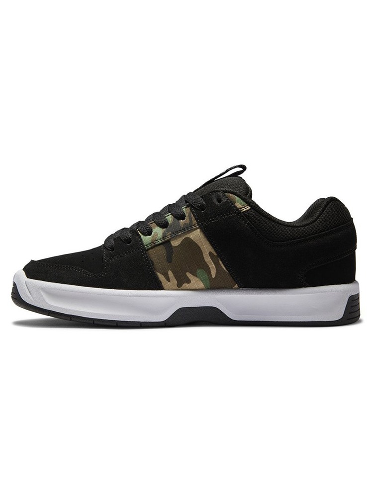 Black nubuck leather with camo details Women Toonzshop Dc Shoes Lynx Zero DC Shoes | OCSFYMU-51