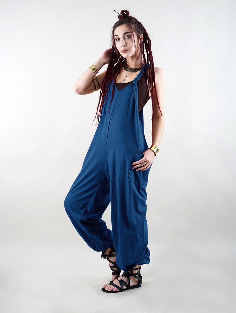 Blue Women Toonzshop Sampatti Harem Pant Overalls Pants | SJCABFD-92